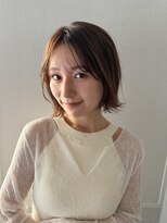 アム(amu)&nbsp;2wayバング/シースルー前髪/くびれボブ/レイヤーボブ/ボブヘア