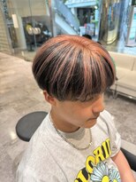 イメージア 町田店(IMAGE A)&nbsp;メンズアンブレラカラーキャロットオレンジ暖色系マッシュ