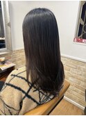 美髪ストレート◎ミディアムレイヤー縮毛矯正【カミケン黒岩店】