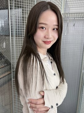 カシェル(cashel) 赤みなしカラー /オリーブベージュ/ブリーチなしダブルカラー