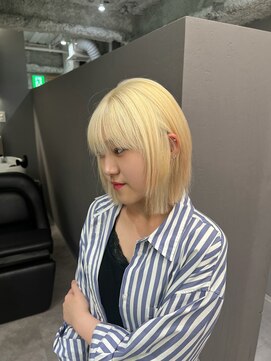 ロテ 名古屋 名駅店(Lote.) くびれヘア/アプリコットオレンジ/夏のヘアアレンジ