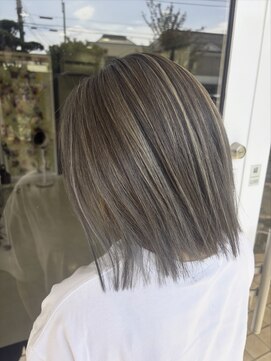 リラシー ヘアーアンドビューティー 龍ケ崎店(RELASY hair&beauty) 【グレージュハイライトカラー】