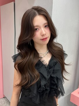 ボタン シブヤ(VOTAN SHIBUYA) オリーブベージュ/レイヤーカット/透明感カラー/韓国ヘア