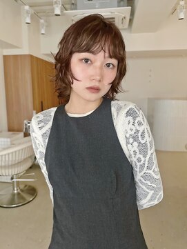 エンス 銀座(Ence) ボブレイヤー/ウルフボブ/ヘーゼルブラウン/ココアブラウン/銀座