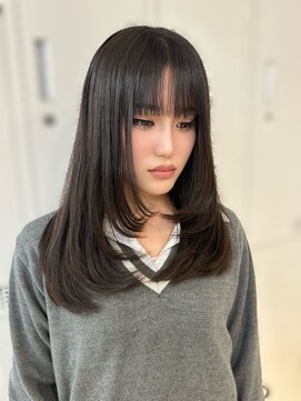 レイヤー／ナチュラルレイヤー／顔周りでイメチェン