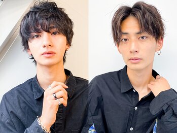 リベルテ グリット(Liberte Grit)の写真/【心斎橋から5分】高いカット技術で、簡単にキマるスタイル☆理想のヘアが手に入る[フェザーパーマ/メンズ]