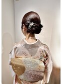 訪問着着付×カチモリヘアセット