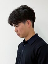 ロットオム 茅ヶ崎(Lot HOMME) リバースセンターパート/ニュアンスパーマ/ダウンバング/茅ヶ崎
