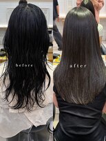 パーマ落としラボ アピッシュ 青山(apish)&nbsp;パーマ落としパーマお直しパーマ戻しストレートヘア髪質改善