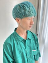 アスティブランシュ(Asti blanche) ミントグリーン×メンズショート
