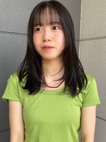 ヘアーアイストゥーレ(HAIR ICI TRE) グレージュ夏カラー暗髪グレーカラー透明感カラー