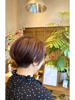 パームスヘアー(Palms Hair)&nbsp;ツヤ感引き立つピンクベージュショート