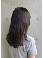 髪質改善ヘアエステサロン メルシー(Merci)&nbsp;まとまる内巻きセミロング×ダークブラウン