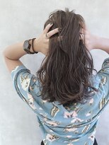 ムウ 難波(MOU)&nbsp;ヴェールウェーブハイライト_くびれセミディアッシュカラー