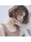【Virgo吉祥寺】耳かけニュアンスボブ × オリーブベージュ