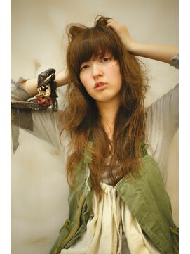 ブーケ(BOUQUET) 無造作カール・厚めバング・レイヤー