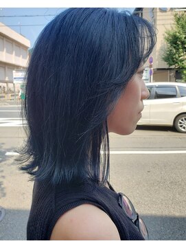 コーディアルヘア 白川本店(Cordial hair) ネイビーブルー