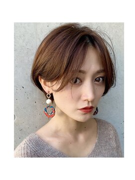 ジジ 代々木(Gigi) [代々木]ナチュラルピンクスイートAラインの甘辛ショートボブ