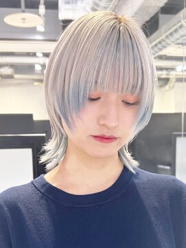 アルバム 池袋(ALBUM) インナー裾カラー_ショコラアッシュヘルシースタイル_49409