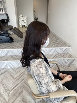 ウル(ulu) 艶感アッシュブラウン