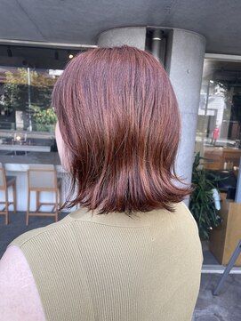 シェル 吉祥寺(shell) グレージュカラー/ボブウルフ/黒髪/ココアベージュ