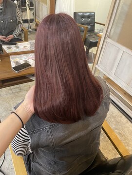 ボアップ(boappu) #カラー#ワインレッド#秋カラー