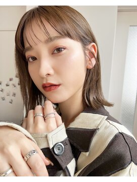 サンド 銀座(sand) 大人気結べるぱつっとボブ☆薄めの前髪がおしゃれ