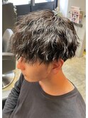 ツイストスパイラルパーマ×2ブロマッシュ