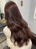 オズ 安積店(OZ)&nbsp;ダブルカラー外ハネボブインナーカラーハイライトケアブリーチ