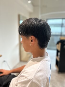 ソイクフ 四条大宮店(SOY-KUFU) 【soy-kufu】MEN'S HAIRアッシュブラックカルマパーマ