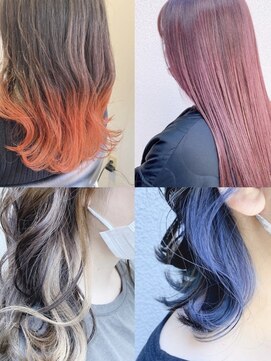 ニュイ 高槻 阪急茨木店(nui) メチェンアンブレラカラー前髪ウェーブパーマこなれミディ