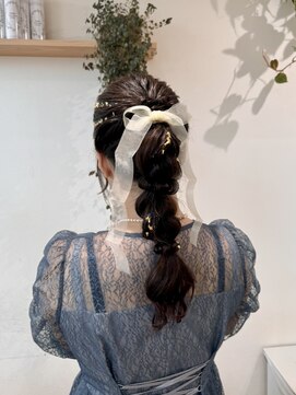 ゼスト 中野店(ZEST) 【zest中野/セイラ】ゆるふわ編みおろしアレンジ