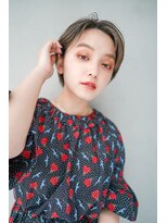 ギークス(GEEKS)&nbsp;【GEEKS渋谷】クールショート/スモーキーベージュ/冬カラー/小顔