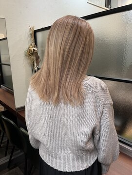 プチメゾントウキョウ(Petit Maison Tokyo) ミルクティベージュ_ハイトーンカラー