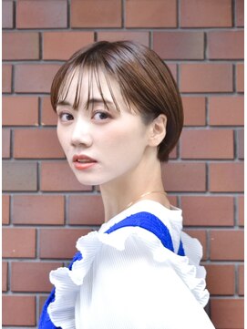 ウィローズ(WILLOW'S) 大人可愛いひし形ハンサムショートボブ前下がり