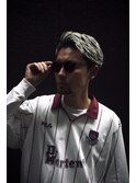 大人男子のブリーチカラー