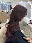 【梅田茶屋町】韓国レイヤー×ワインレッドカラー