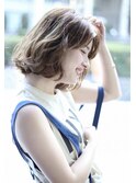 ミセスひし形前下がりロブ/髪質改善/ショート20代30代40代/[柏]