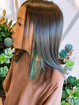 キックス(KICKS) 切りっぱなしミディアムイヤリングカラー