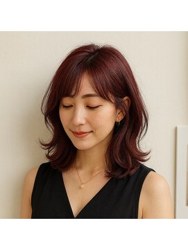 スープレックス ヘアーデザイン(SOUPREX HAIR DESIGN) SOUPREX大人レッド　20代 30代 40代 50代 60代　髪質改善
