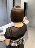 暗めカラー/韓国風巻き/レイヤーカット/髪質改善/縮毛矯正/柏柏