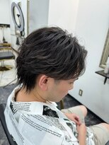 ブルーオーシャン 佐賀店(Blue Ocean) スパイキーショートパーマツイストスパイラルパーマビジネスヘア