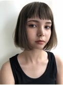 レイヤーボブミニボブ大人ボブ顔まわり