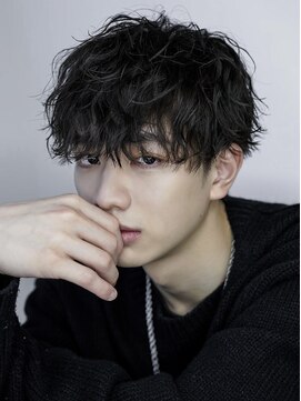 ゴート(GOATO) シャドウパーマ 前下がりマッシュ 鹿児島メンズ