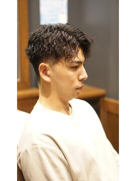 銀座 シノ 本店(shino) ツイストパーマ×フェードスタイル