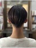 メンズリクルートパーマセンターパート大人ショートビジネス