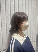 レイヤー×ミディアムパーマ