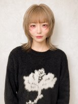 ルネラトーキョー(RUNERA TOKYO) 顔まわりレイヤーカットダブルカラーベージュ髪質改善渋谷