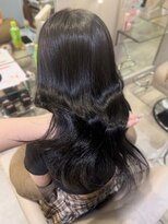 ラメール(MAISON LA MER)&nbsp;【Rio】就活カラー/地毛カラー/ダークグレージュ/透けカラー黒髪