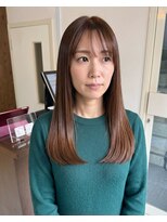 零秒女髪 千里丘店&nbsp;艶髪で叶える大人上品なストレートロング髪質改善美髪艶感